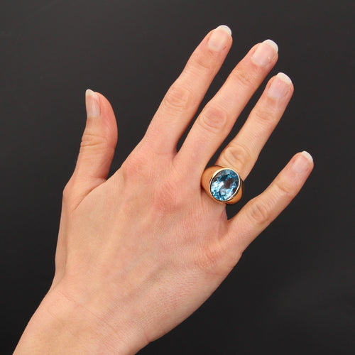 Bague 51 Bague topaze jonc en or 58 Facettes 21-681