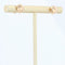 Boucles d'oreilles Clous d'oreille facettes or rose 58 Facettes 19-456L