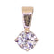 Pendentif Pendentif Solitaire diamant or jaune 4 griffes 58 Facettes
