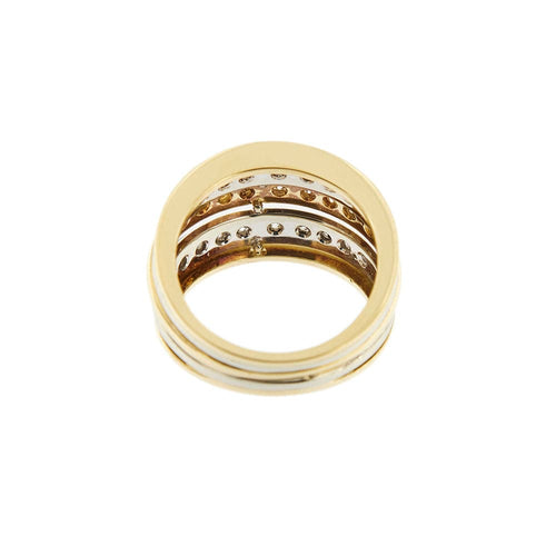Bague 53 Anello a fascia con diamanti 58 Facettes 32987