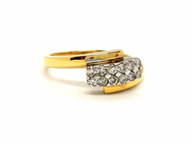 Bague 57 Bague Or jaune Diamant 58 Facettes 807672CN