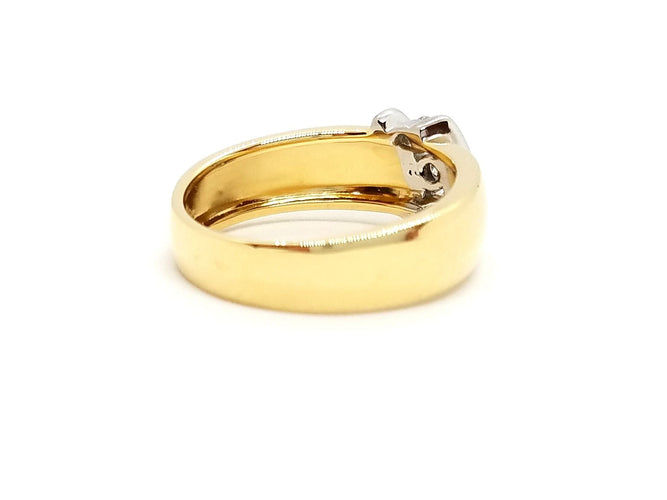 Bague 55 Bague Or jaune Diamant 58 Facettes 718100CN