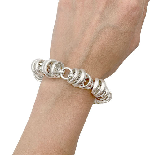 Bracelet Bracelet Pomellato 67, "Rondelles", argent. 58 Facettes 32767