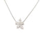 Collier Collier fleur de diamants or blanc 58 Facettes