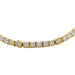 Bracelet Bracelet ligne diamants or jaune. 58 Facettes 30901