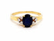 Bague 54 Bague Or jaune Saphir 58 Facettes 06323CD