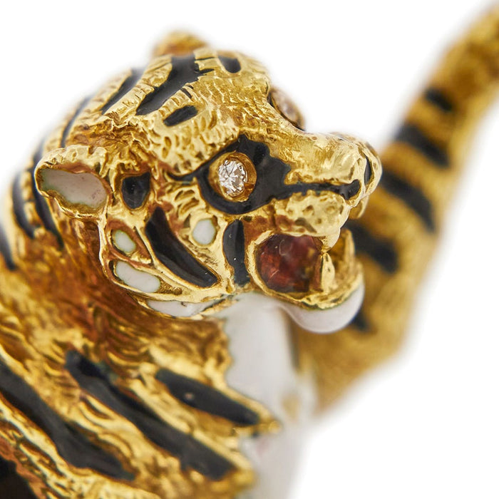 Broche Broche Tigre Diamants 58 Facettes 29812