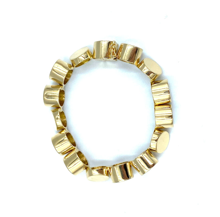 Bracelet Bracelet moderniste or jaune 58 Facettes