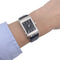 Montre Montre Jaeger Lecoultre, "Reverso", or blanc, acier, cuir. 58 Facettes 32235