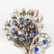Broche Broche bouquet saphirs diamants 58 Facettes 19-564