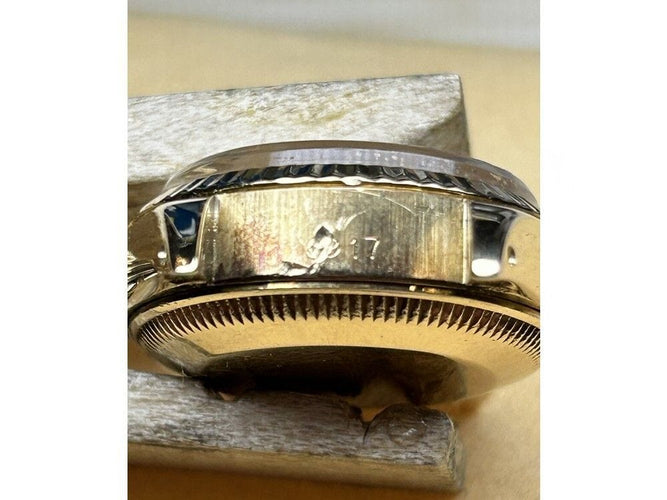 Montre montre ROLEX oyster perpetual lady datejust 26m or jaune 18k diamant 58 Facettes 254467