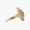 Bague Or Jaune / Diamants BAGUE MARQUISE DIAMANTS & RUBIS 58 Facettes BO/220031