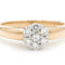 Bague 51 Bague Marguerite Or jaune Diamant 58 Facettes 1925953CN