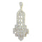 Pendentif Roaring Twenties Sparkle : Suspension Déco Architecturale Vintage 58 Facettes 23346-0135