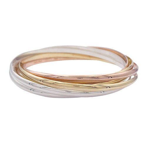 Bracelet Bracelet Cartier, "Trinity Semainier", trois ors. 58 Facettes 32861