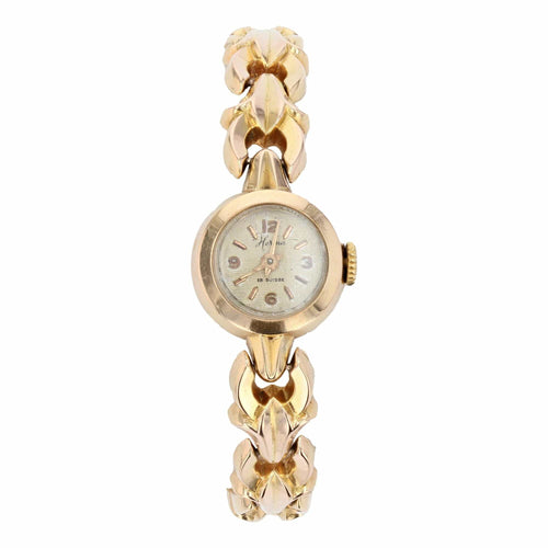 Montre Montre en or jaune vintage femme 58 Facettes 19-318