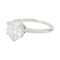 Bague 53 Solitaire platine et diamant, 2,23 carats. 58 Facettes 31441
