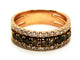 Bague 55 Bague Or rose Diamant brun 58 Facettes 1875649CN