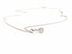 Collier Collier Chaîne + pendentif Or blanc Diamant 58 Facettes 06594CD