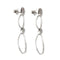 Boucles d'oreilles Boucles d'oreilles pendantes 2 ovales 58 Facettes 29414