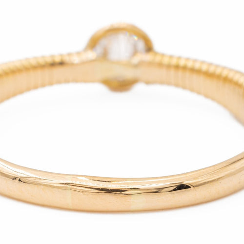 Bague 53 Bague Solitaire Or jaune Diamant 58 Facettes 2432031CN