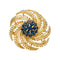 Broche Broche Cartier en or jaune et saphirs. 58 Facettes 31341