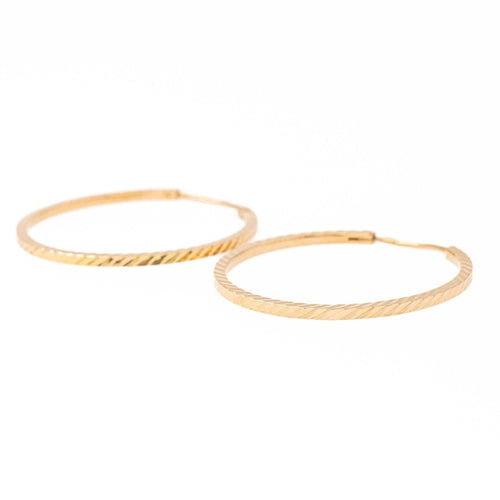 Boucles d'oreilles Boucles d'oreilles Créoles Or jaune 58 Facettes 1917640CN