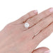 Bague 50 Solitaire platine, or blanc, diamant 2,30 cts. 58 Facettes 32182