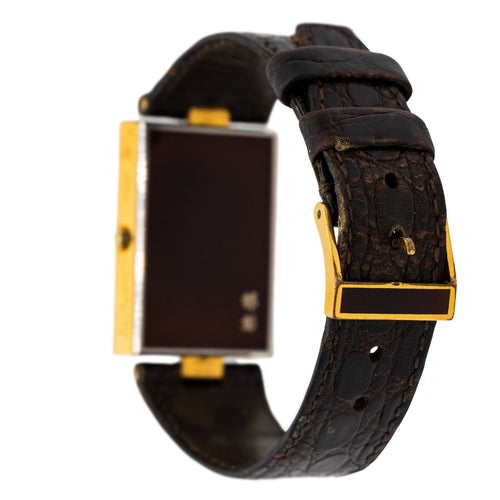 Montre ST Dupont Montre Plaqué Or 58 Facettes 2822725CN