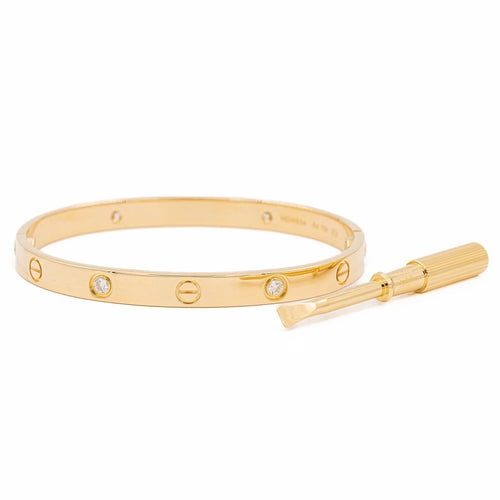 Bracelet Cartier Bracelet Jonc Love Or jaune Diamant 58 Facettes 2470645CN