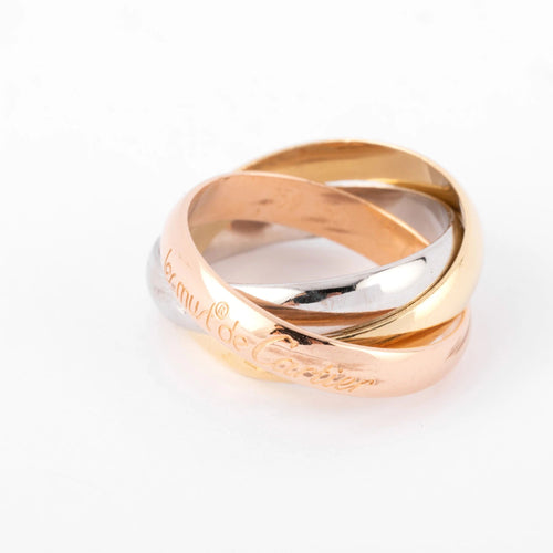 Bague Bague 3 anneaux de la maison Cartier modèle Trinity 58 Facettes 0