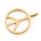 Pendentif Pendentif Peace & Love Or jaune 58 Facettes 2133834CN