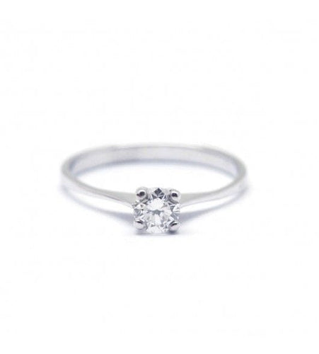 Bague 50 Bague Solitaire Diamant 0.30 carat 58 Facettes 220477R