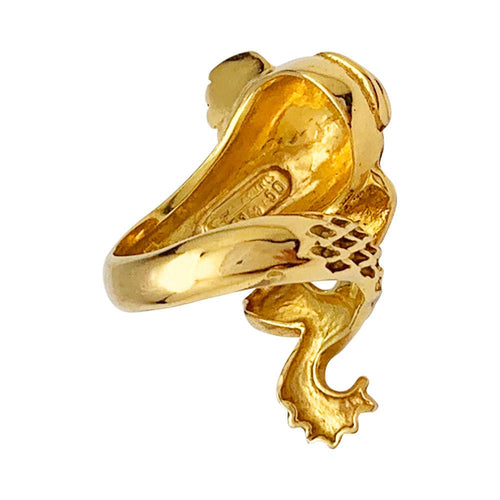 Bague 52 Bague Lalaounis, "Poisson", or jaune. 58 Facettes 30997