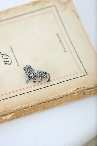 Broche Broche Lion diamants 58 Facettes