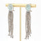 Boucles d'oreilles Boucles d'oreilles aigue-marines gravées diamants et labradorites 58 Facettes 22-195
