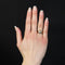 Bague 53 Bague vintage plumes et trèfle or rose 58 Facettes CV106