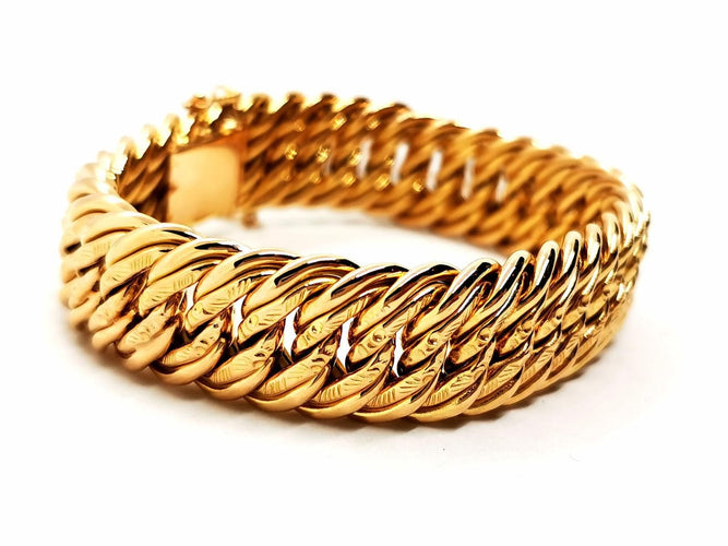 Bracelet Bracelet Maille américaine Or jaune 58 Facettes 1833627CN