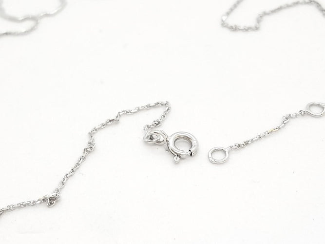 Collier Collier Transparence Or blanc 58 Facettes 578908RV