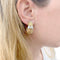 Boucles d'oreilles Boucles d'oreilles Bulgari, "Parentesi", or jaune et acier. 58 Facettes 32910