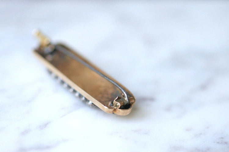 Broche Broche ancienne "Fidèle", Or rose et Diamants 58 Facettes