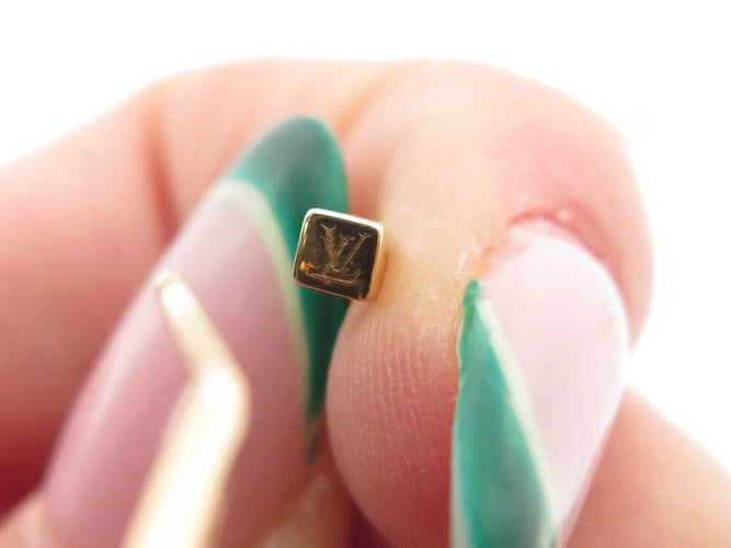 Boucles d'oreilles boucles d'oreilles LOUIS VUITTON or creoles resille monogram 58 Facettes 249783