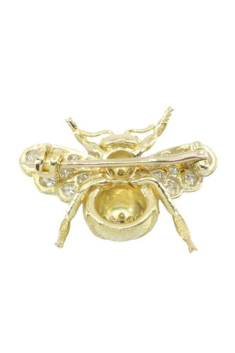 Broche BROCHE INSECTE DIAMANTS 58 Facettes 050431