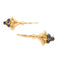 Boucles d'oreilles Boucles d'oreilles Dormeuses or jaune Saphir 58 Facettes 2172925CN