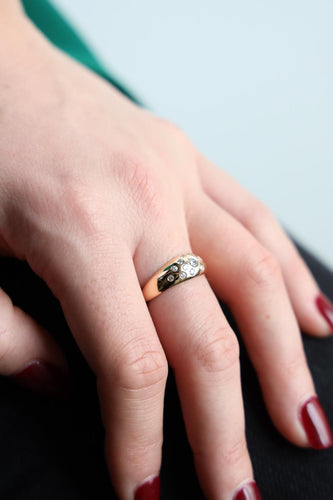 Bague 53 Bague Jonc Or jaune Diamant 58 Facettes 1589375CN