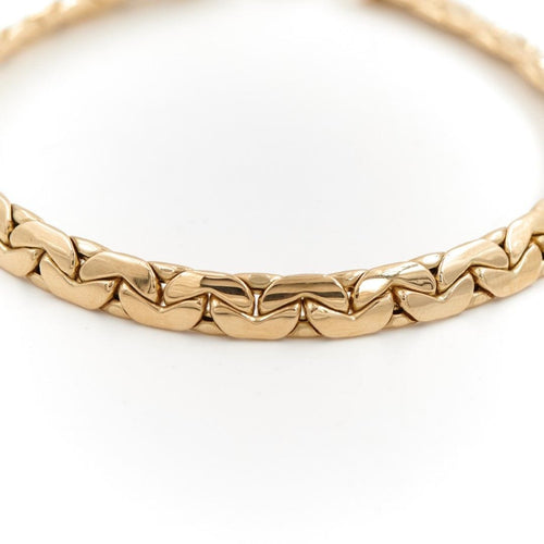 Bracelet Bracelet Maille haricot Or jaune 58 Facettes 1831818CN