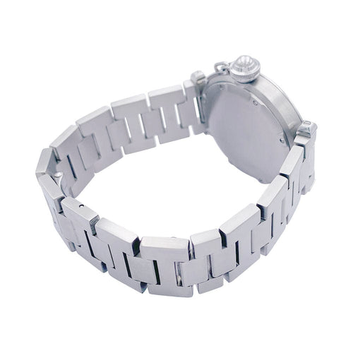 Montre Montre Cartier, "Pasha", en acier sur acier. 58 Facettes 32285