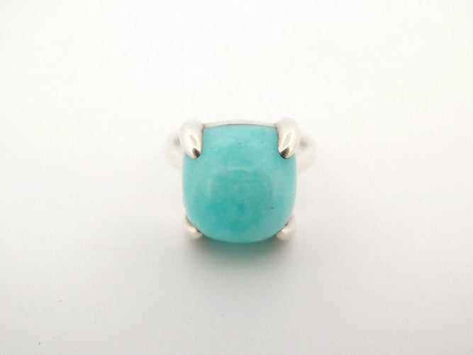 Bague 49 bague TIFFANY & CO sugar stacks paloma picasso 49 amazonite en argent 58 Facettes 253576