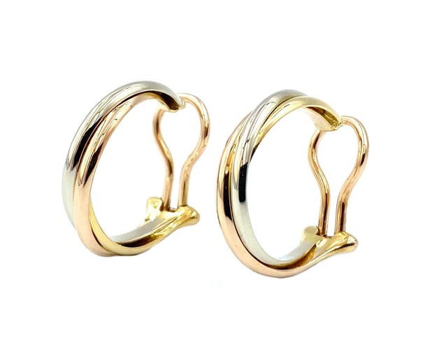 Boucles d'oreilles CARTIER. Collection Trinity, boucles d’oreilles or 58 Facettes
