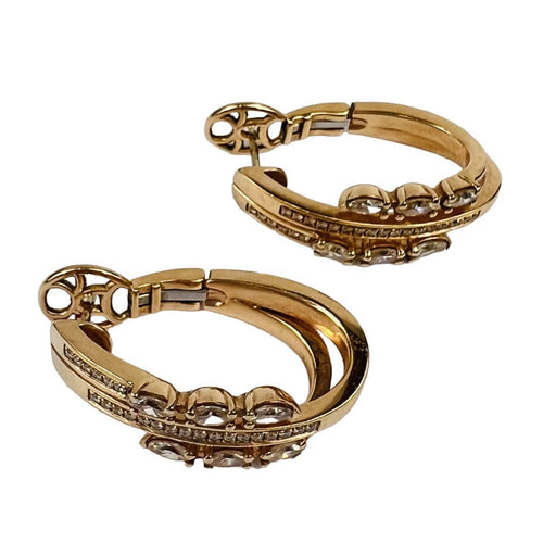 Boucles d'oreilles Boucles d'Oreille Or rose Diamants 58 Facettes 20400000772